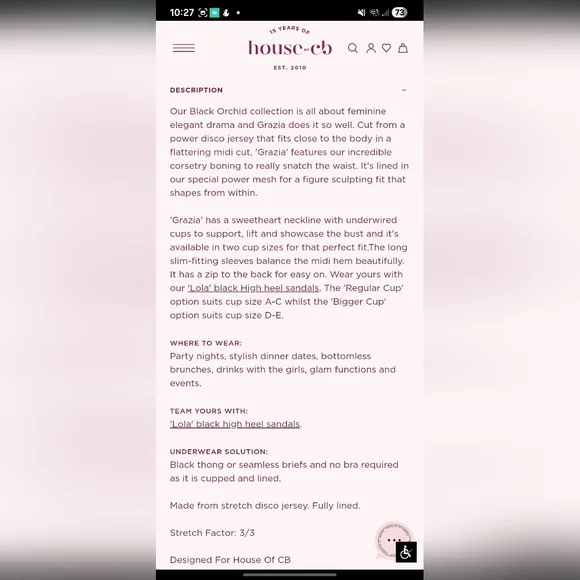 House of CB Elegant Black Dress - Picture 4 of 7